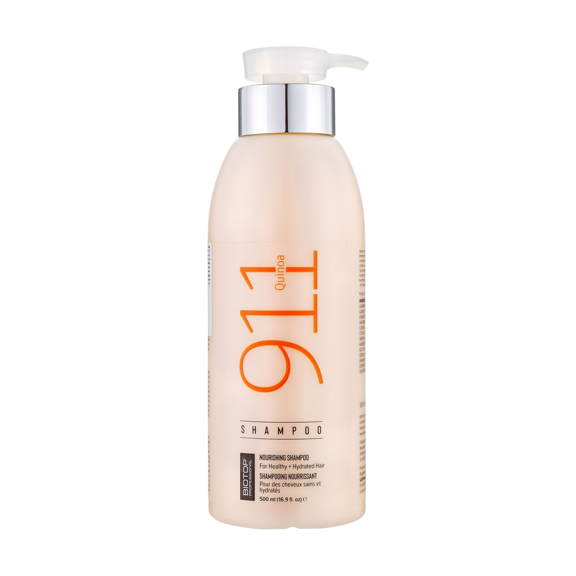 Шампунь для волосся Biotop Professional 911 Shampoo з протеїнами кіноа, 500 мл